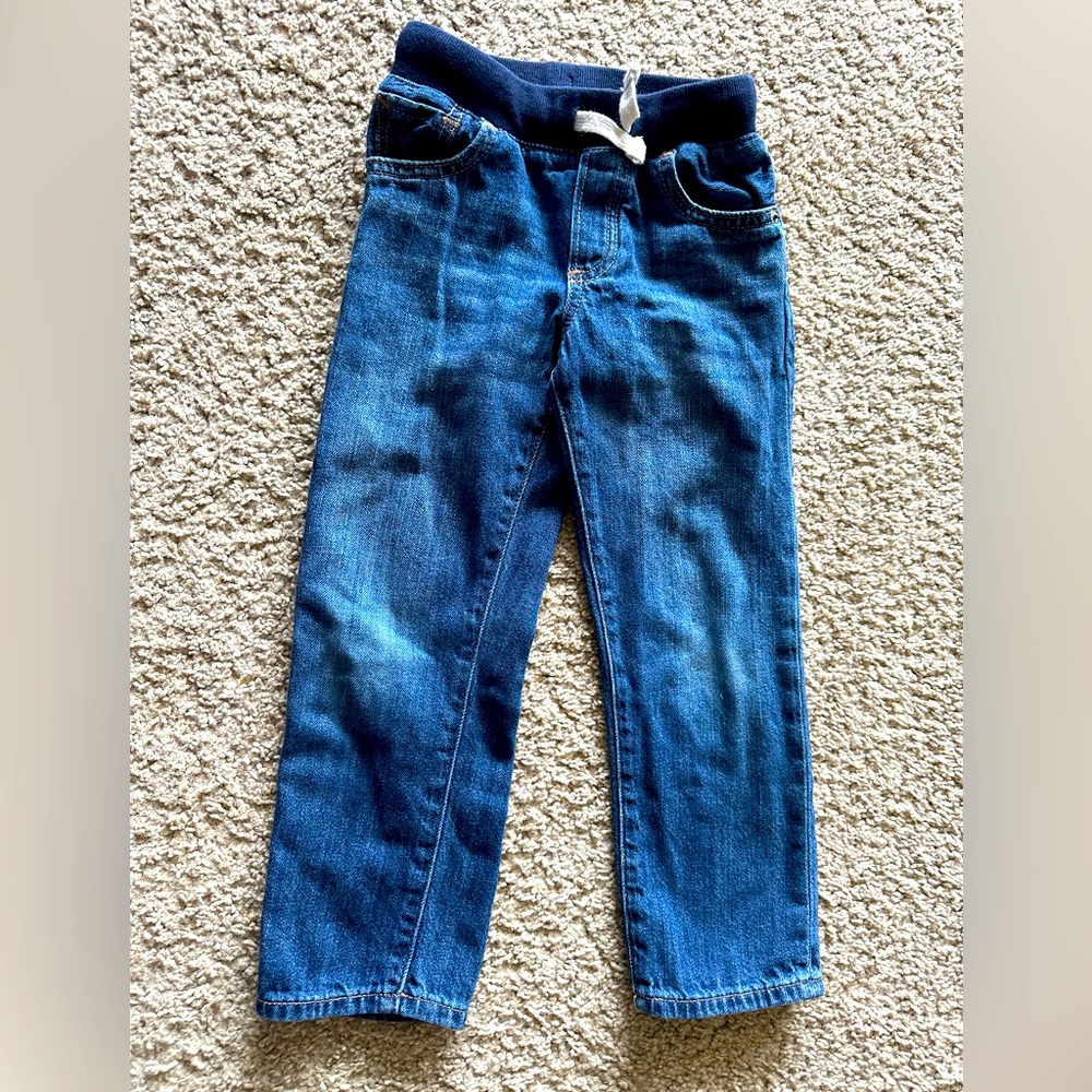 Boy toddler kid gap blue jeans